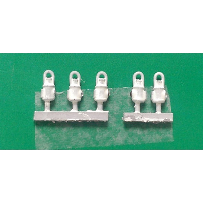 Springside DA5 LNER Head & Tail Lamps Lamps White (5)