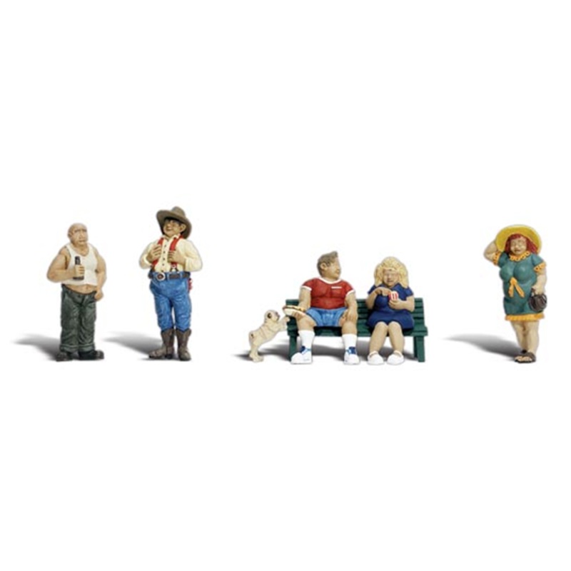 A1845 Scenic Accents – Full Figured Folks – HO Scale