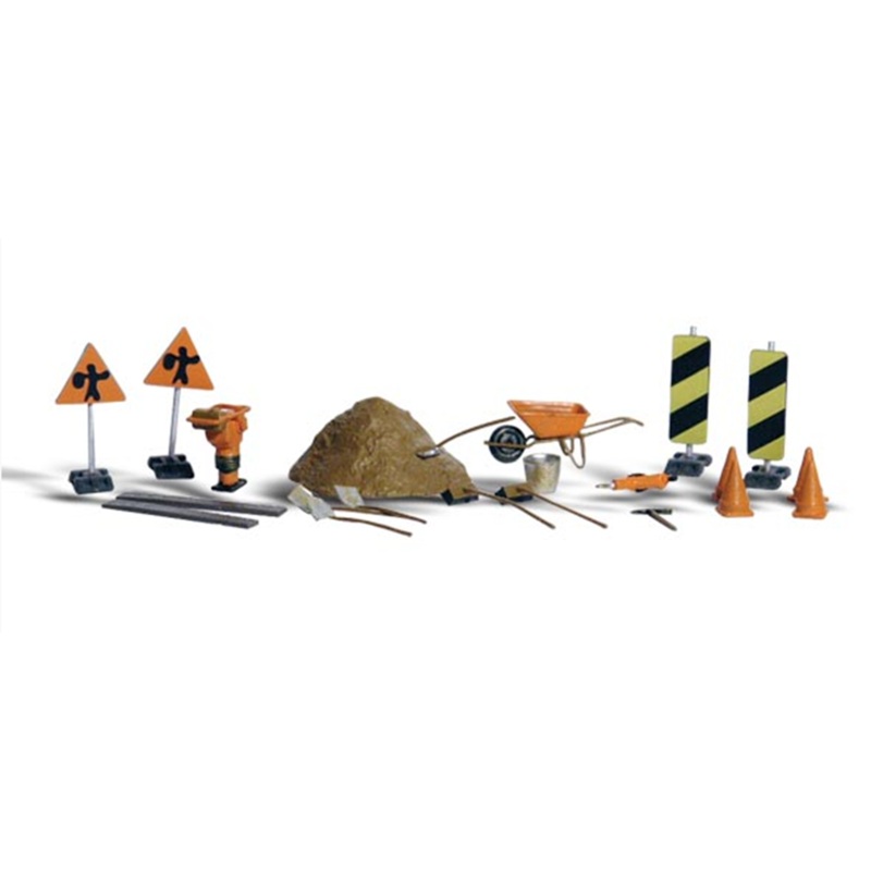 A1851 Scenic Accents – Road Crew Details – HO Scale