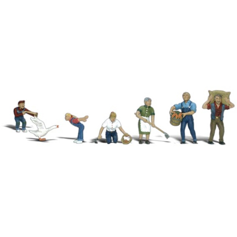 A1857 Scenic Accents – Farm People – HO Scale
