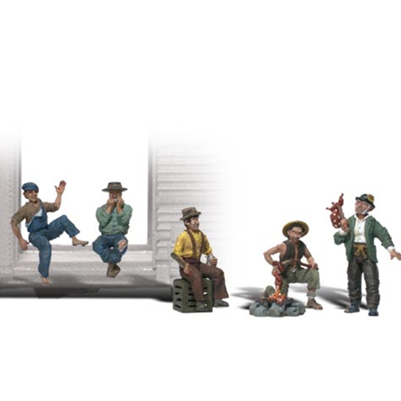 A1860 Scenic Accents – Hobos – HO Scale
