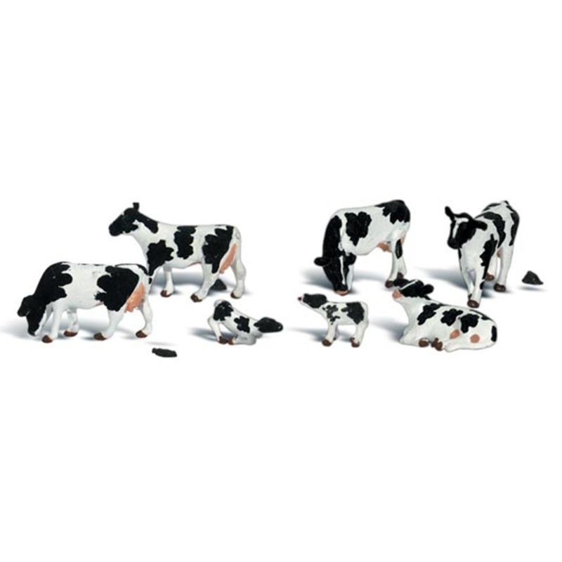 A1863 Scenic Accents – Holestein Cows – HO Scale