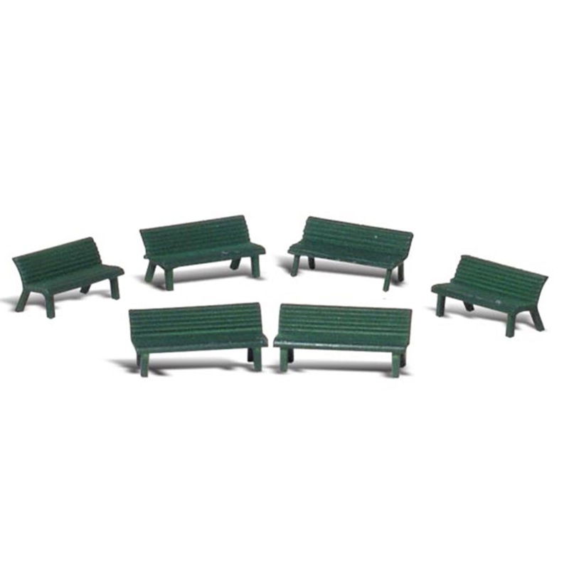 A1879 Scenic Accents – Park Benches – HO Scale
