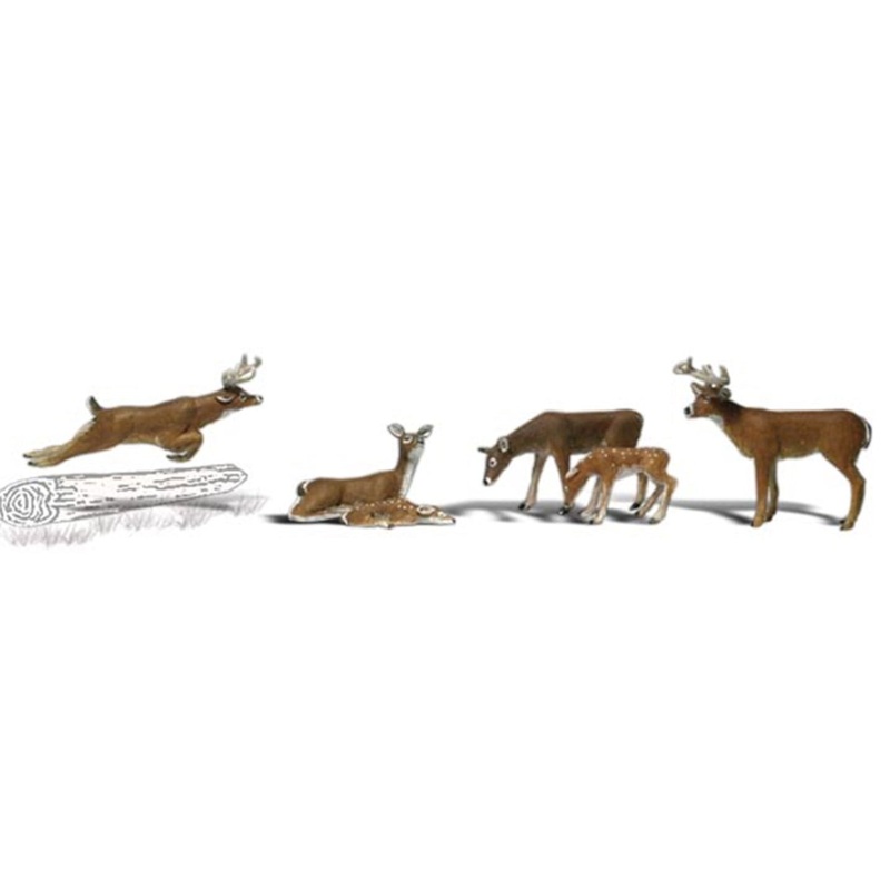 A1884 Scenic Accents – Deers – HO Scale