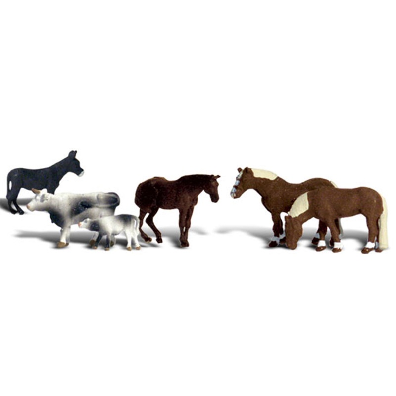 A1888 Scenic Accents – Farm Animals – HO Scale