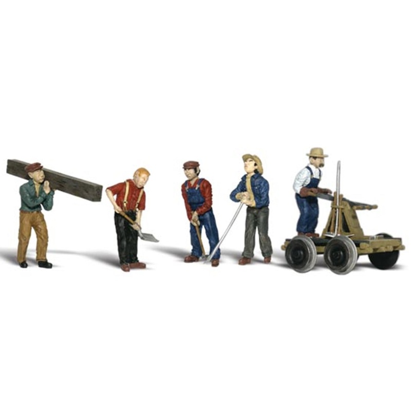 A1898 Scenic Accents – Rail Workers – HO Scale