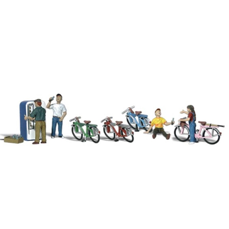 A1904 Scenic Accents – Bicycle Buddies – HO Scale