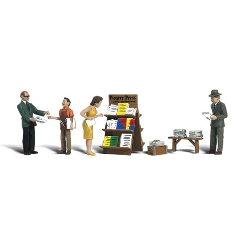 A1906 Scenic Accents – Newsstand – HO Scale