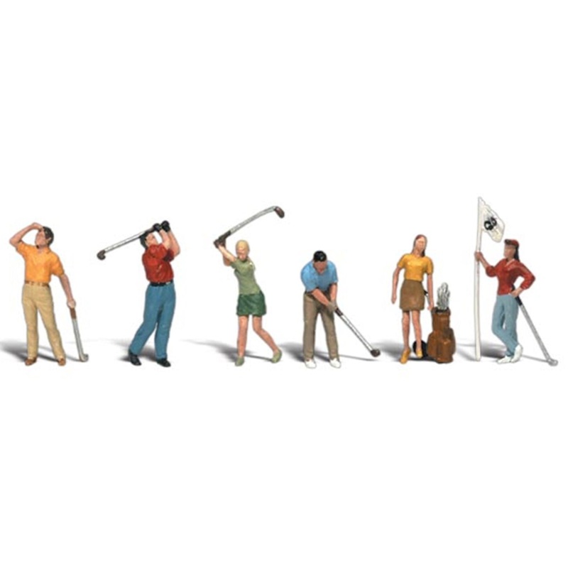A1907 Scenic Accents – Golfers – HO Scale