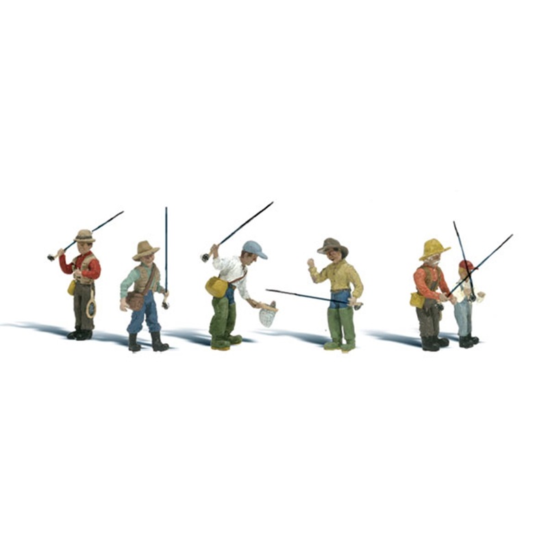A1910 Scenic Accents – Fly Fishermen – HO Scale
