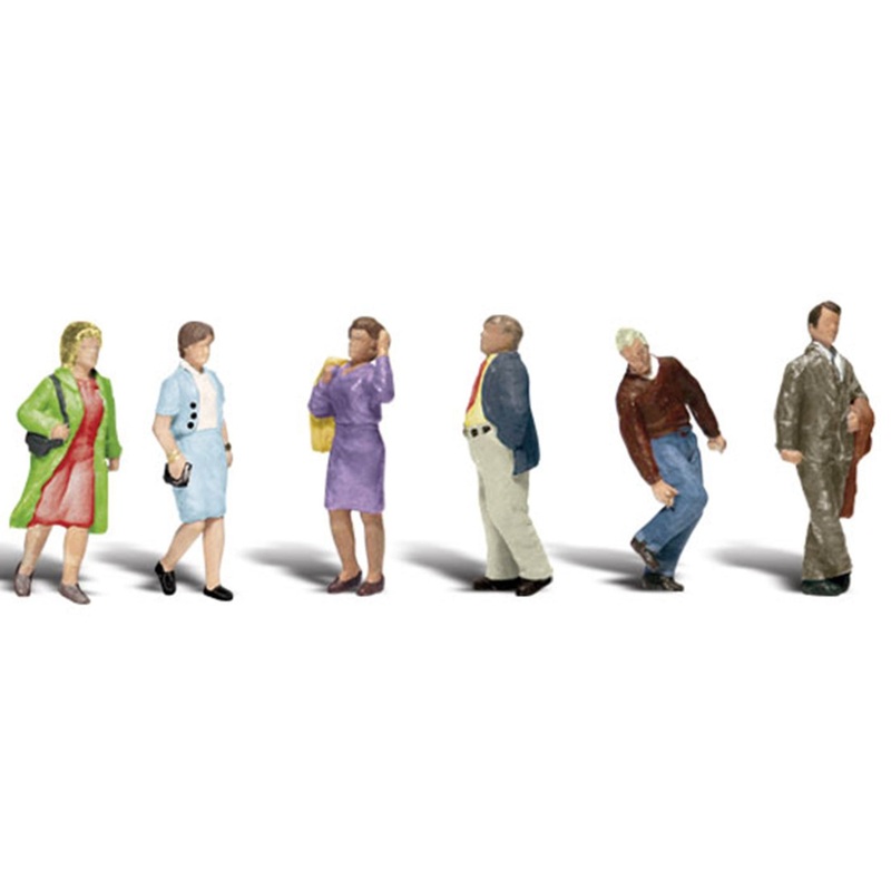 A1913 Scenic Accents – People Walking – HO Scale