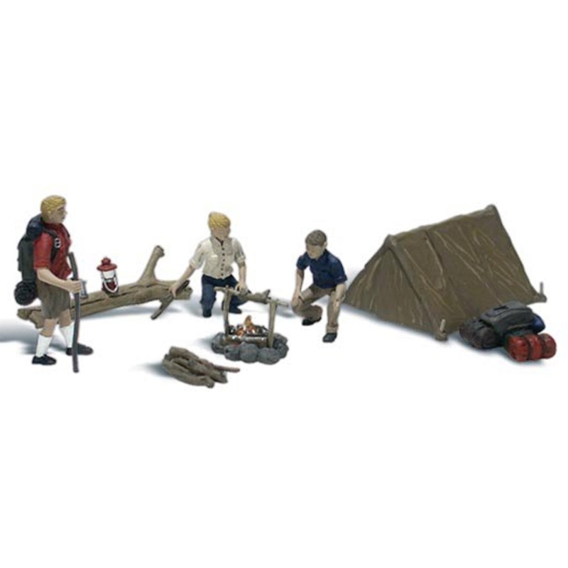 A1917 Scenic Accents – Campers – HO Scale