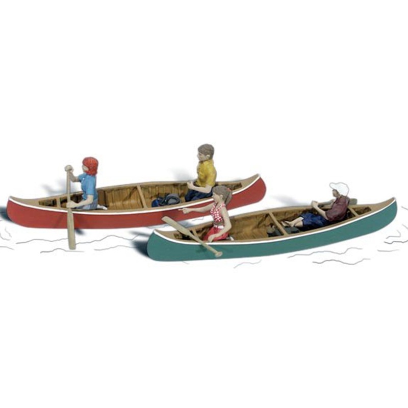 A1918 Scenic Accents – Canoers – HO Scale