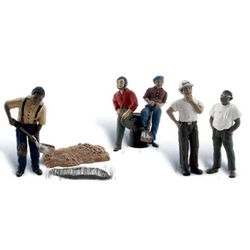 A1927 Scenic Accents – One Man Crew – HO Scale