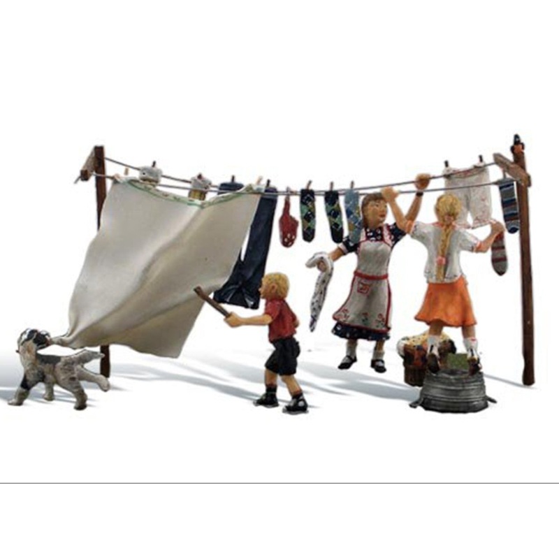 A1936 Scenic Accents – Wash Day Getaway – HO Scale