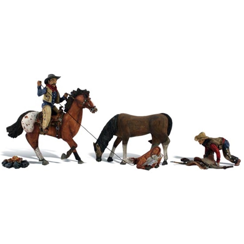 A1940 Scenic Accents – Ridin’ & Ropin’ – HO Scale