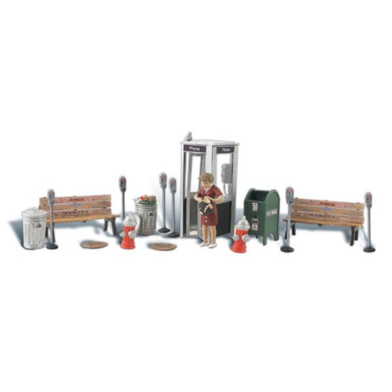 A1941 Scenic Accents – Street Accessories – HO Scale