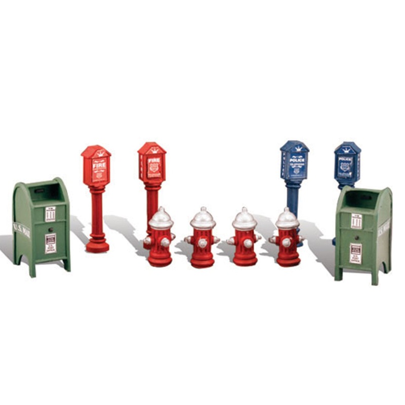 A1960 Scenic Accents – Street Items – HO Scale