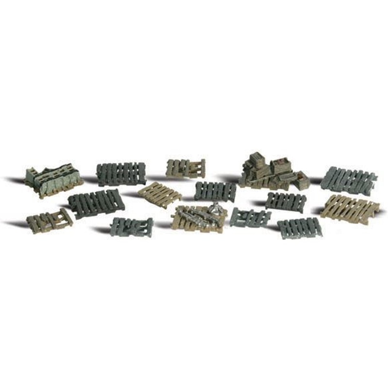 A2161 Scenic Accents – Assorted Skids – N Scale