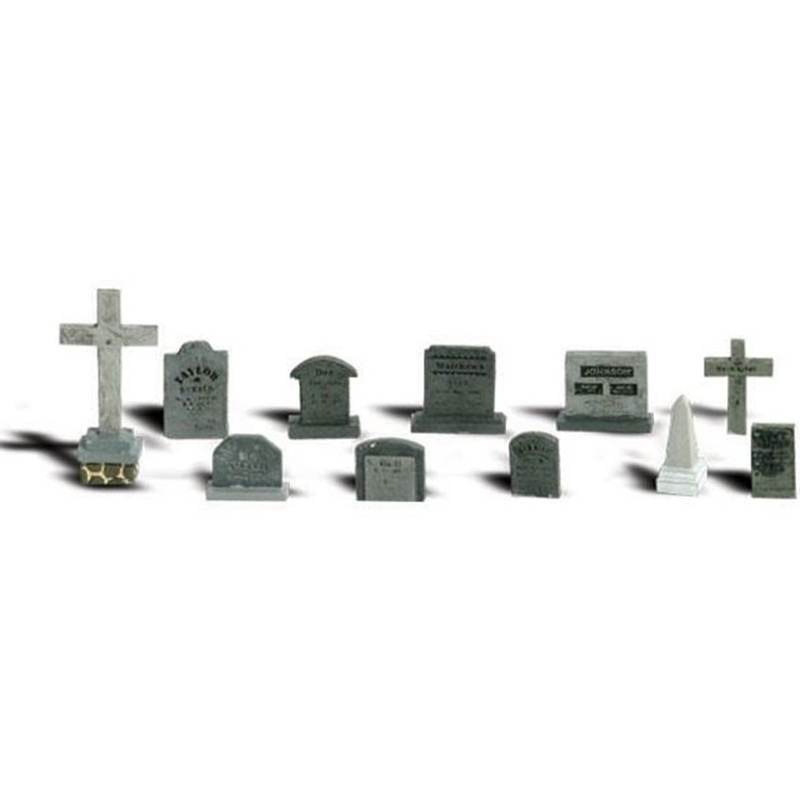 A2164 Scenic Accents – Tombstones – N Scale