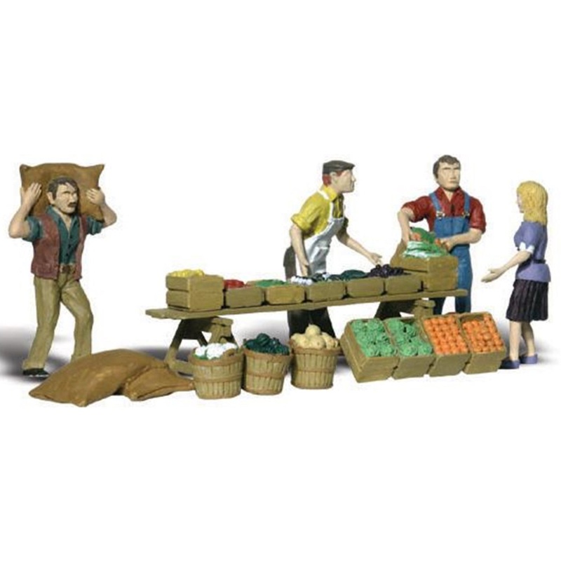 A2170 Scenic Accents – Farmers Market – N Scale