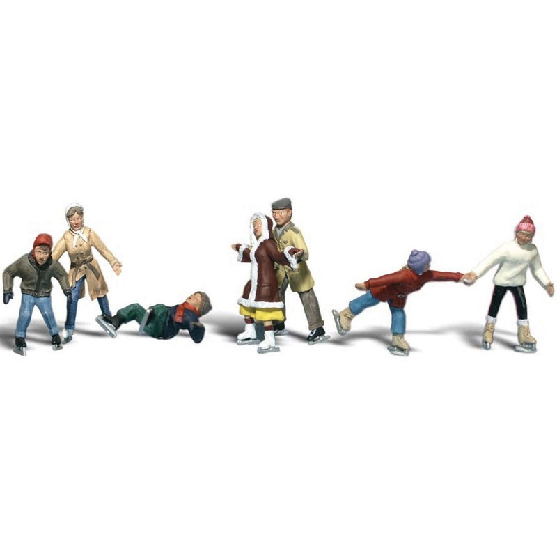 A2184 Scenic Accents – Ice Skaters – N Scale