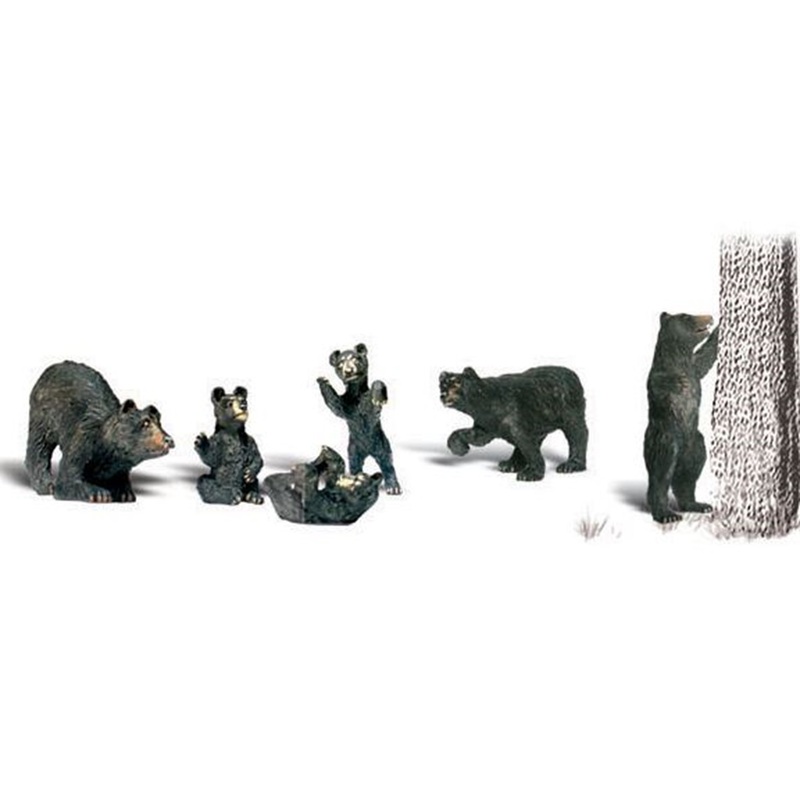 A2186 Scenic Accents – Black Bears – N Scale