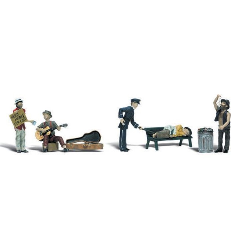 A2196 Scenic Accents – Park Bums – N Scale