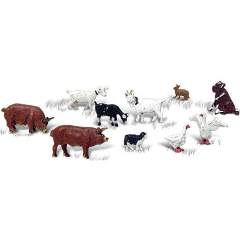 A2202 Scenic Accents – Barnyard Animals – N Scale