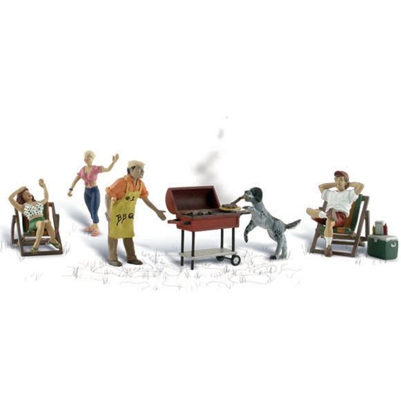 A2209 Scenic Accents – Backyard Barbeque – N Scale