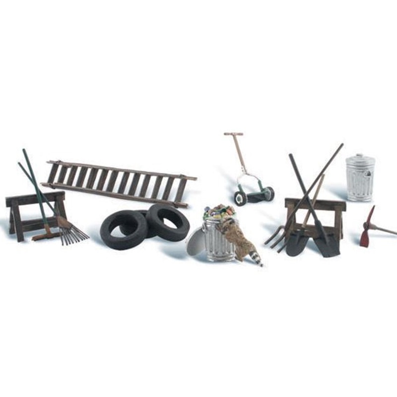 A2212 Scenic Accents – Garage Treasures – N Scale