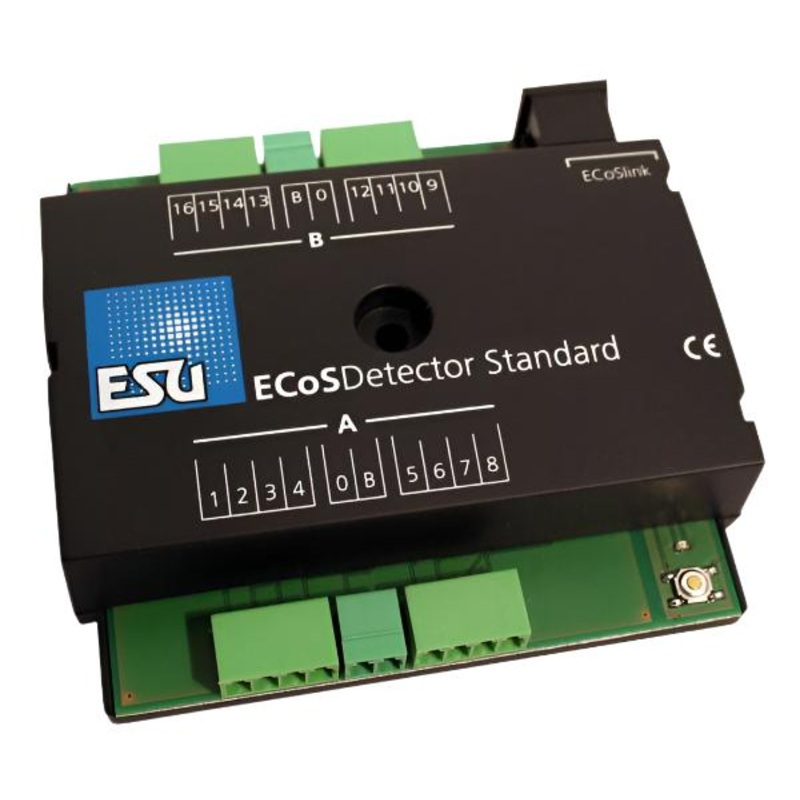 ECoS Detector standard feedback module, 3 rail operation 16 inputs