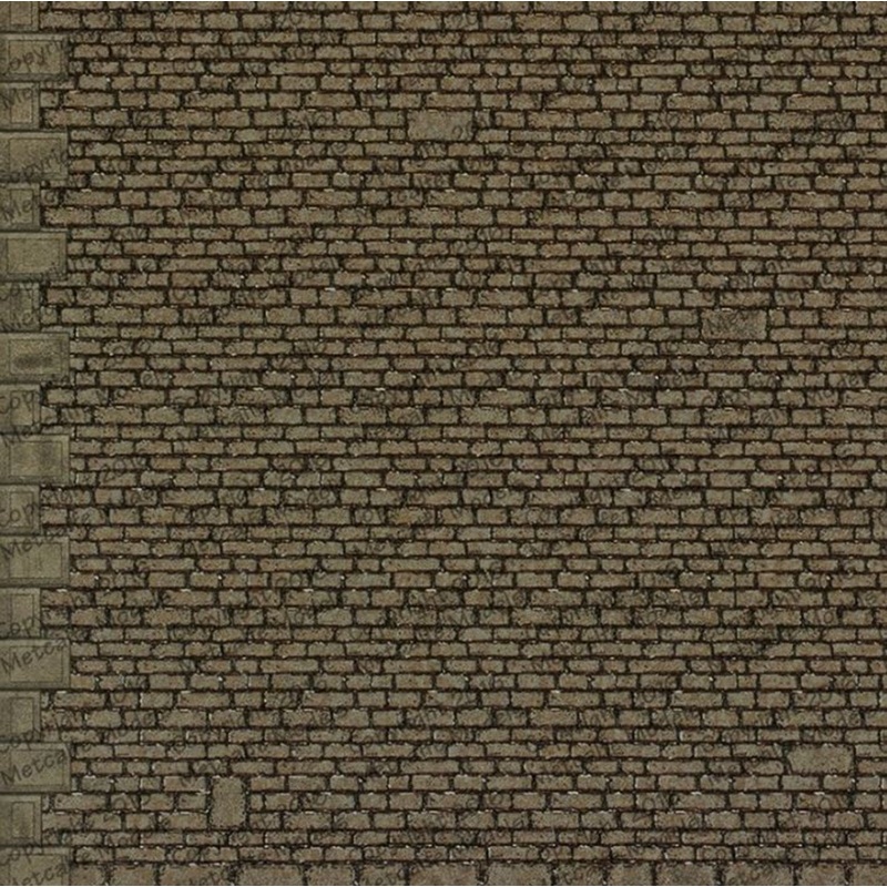 M0058 00/H0 Semi Cut Stonework B1 Style