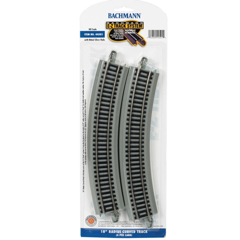 18 Radius Curved Track (4/Card)