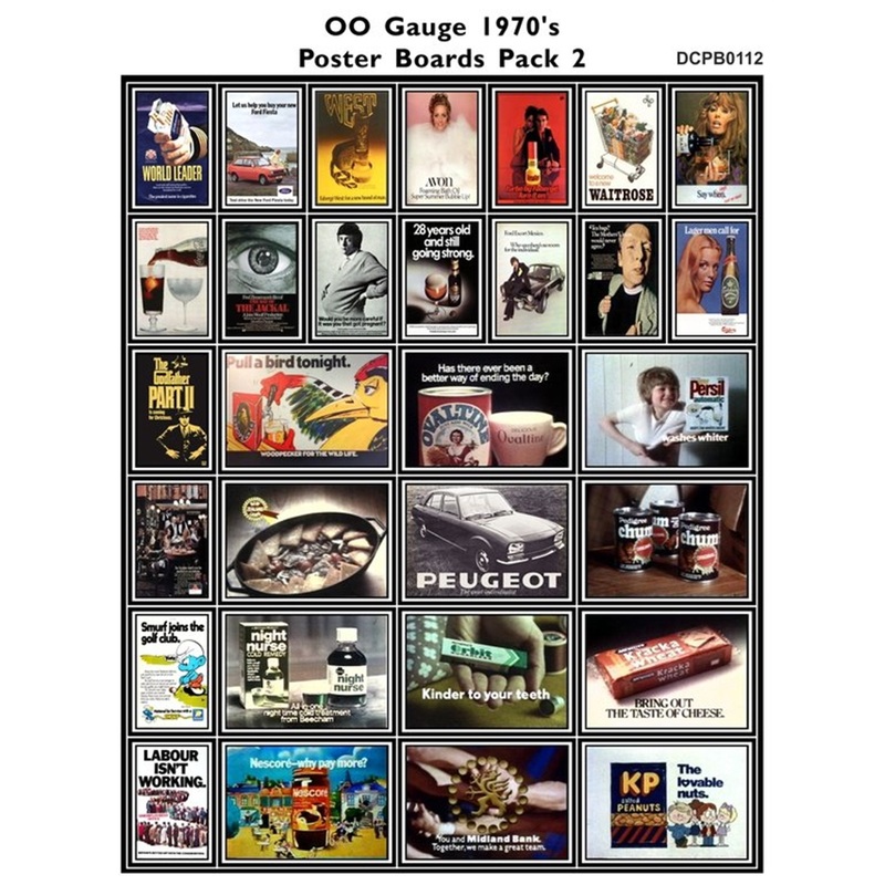 1970’s Adverts Poster Boards Pack 2
