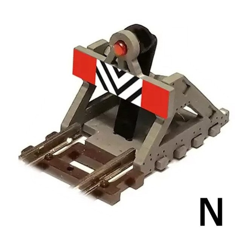 2 X N Scale Buffer Stop w/Light