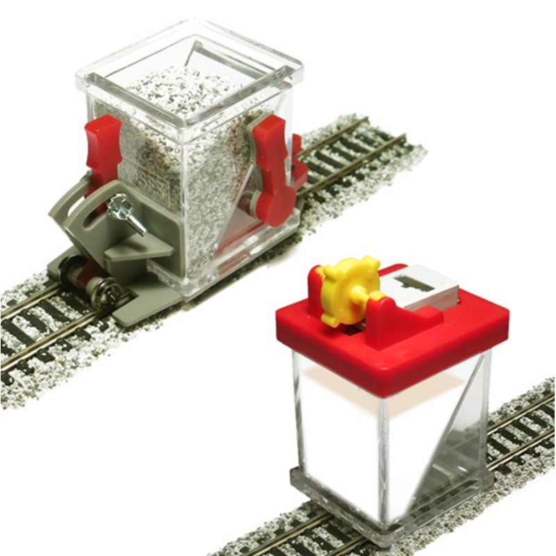 Ballast Spreader Car and Ballast Glue Applicator Set