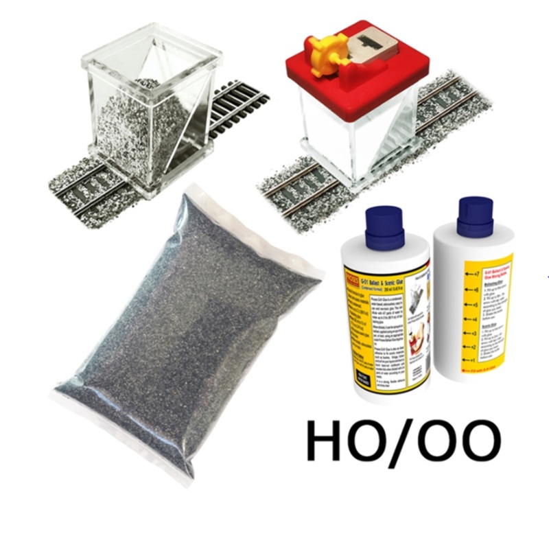 Ballasting Kit w/Ballast Glue Applicator (Dark Grey)