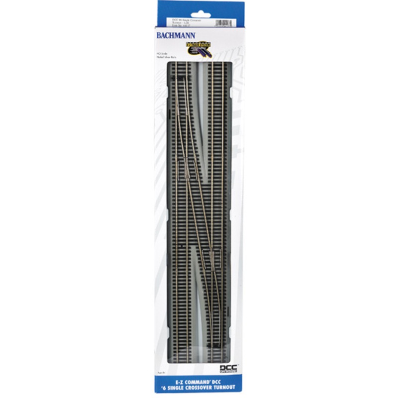 DCC Decoder-Equipped #6 Single Crossover Turnout Left