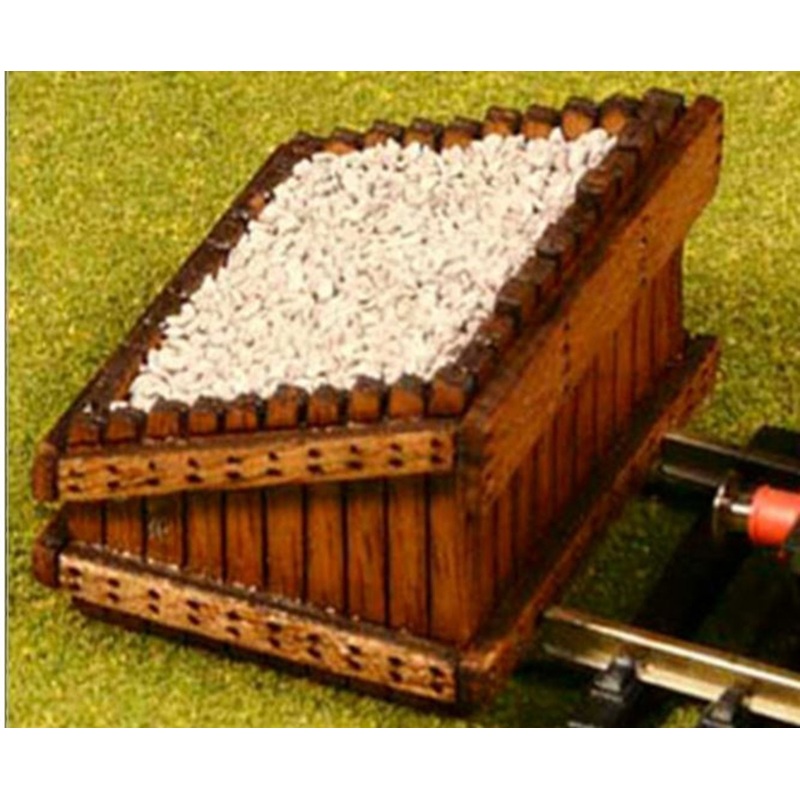 HO/OO Scale Authentic Wood Buffer Stop Kit (2 in a pack)