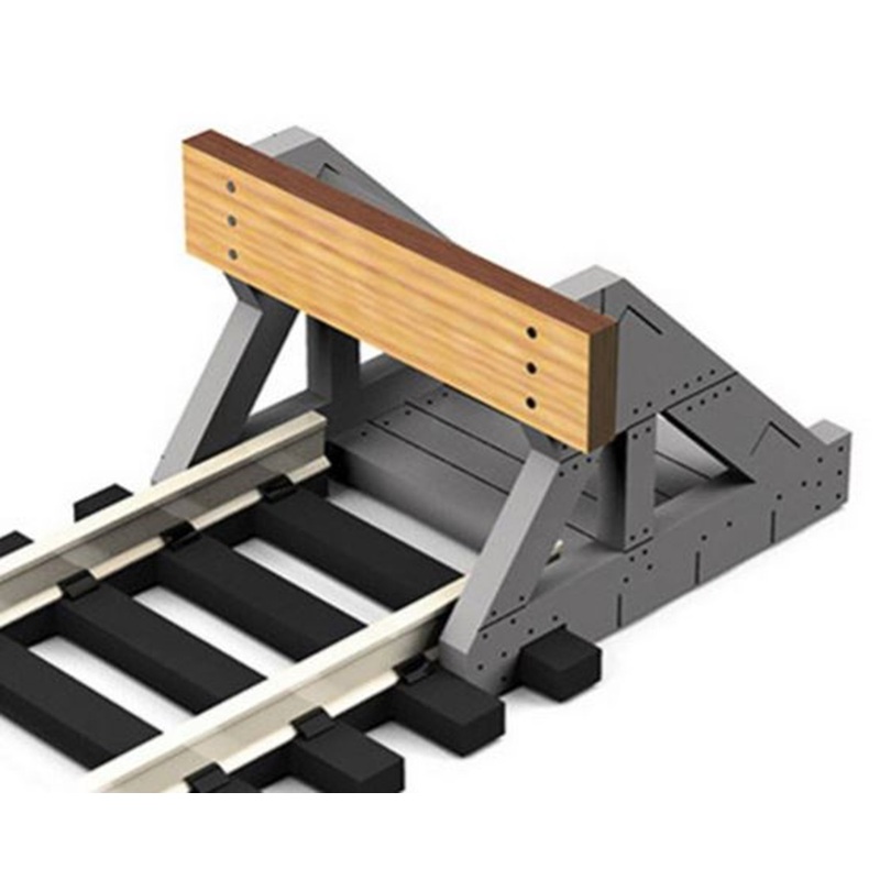HO Scale Buffer Stop w/Real Wooden Plate (2 pcs)
