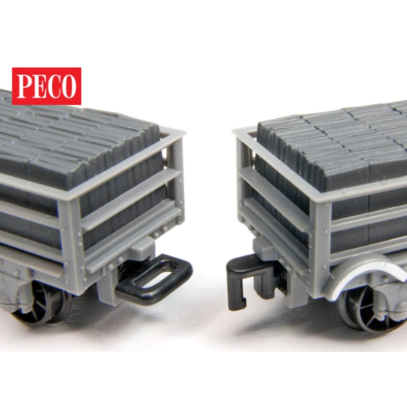 Hook & Eye Close Couplers for OO9 (12 sets)