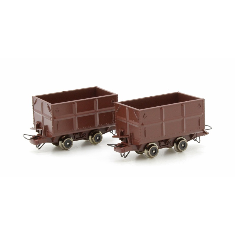 Mine Side Tipping Wagon 2 Car Set