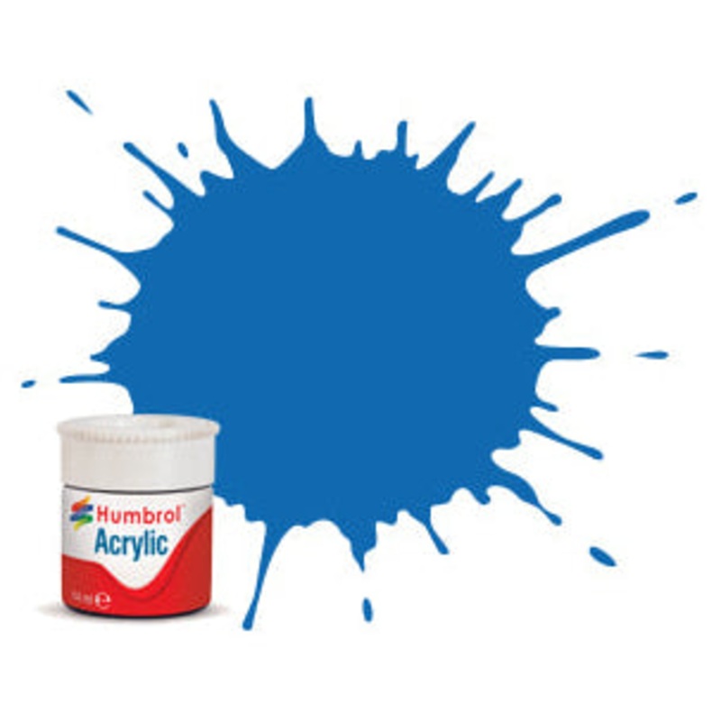 No 52 Baltic Blue Metallic Acrylic Paint (14ml)