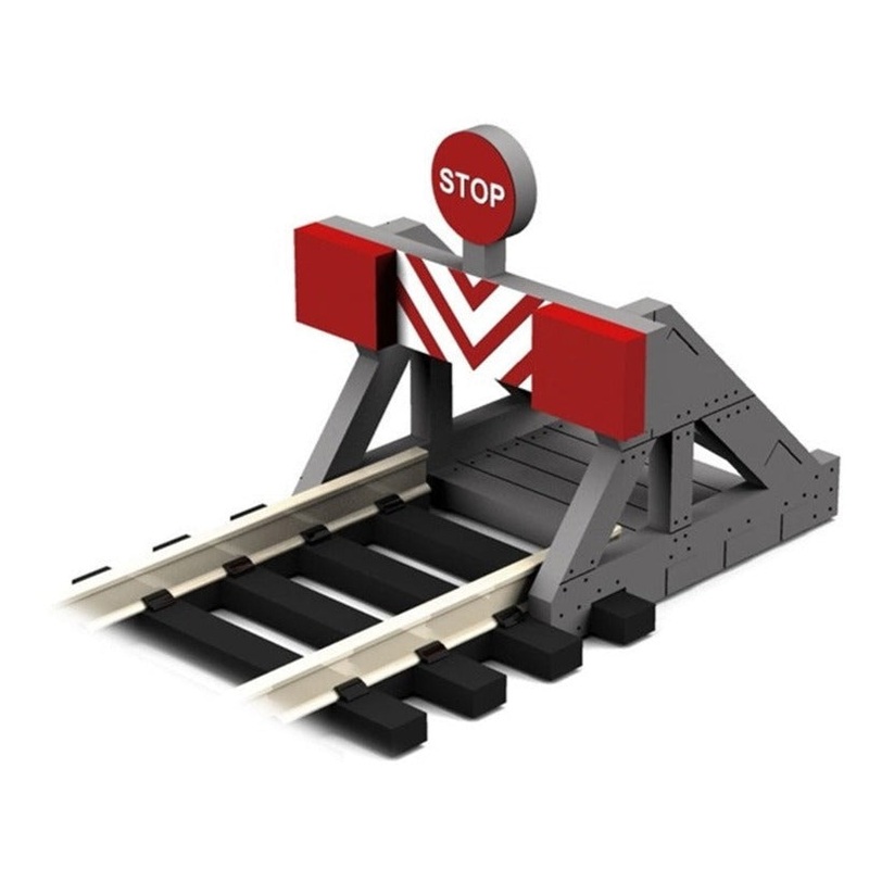 OO Scale Buffer Stop w/Assorted Decals 2 pcs)