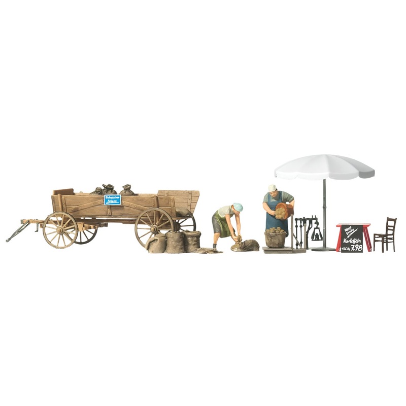 Potato Sales Stand Figure Set
