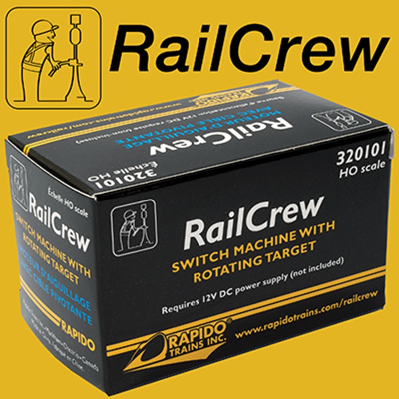 RailCrew HO Switch Machine with Rotating Target