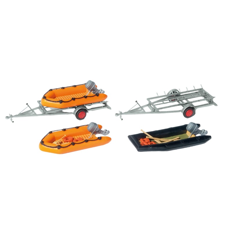 Rubber Dinghys (3) & Trailers (2) Kit