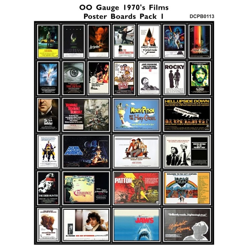 1970’s Film Poster Boards Pack 1