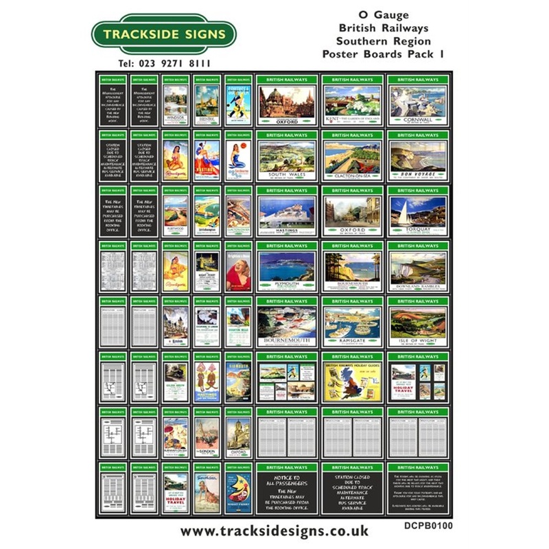 Die Cut BR Southern Region Poster Boards